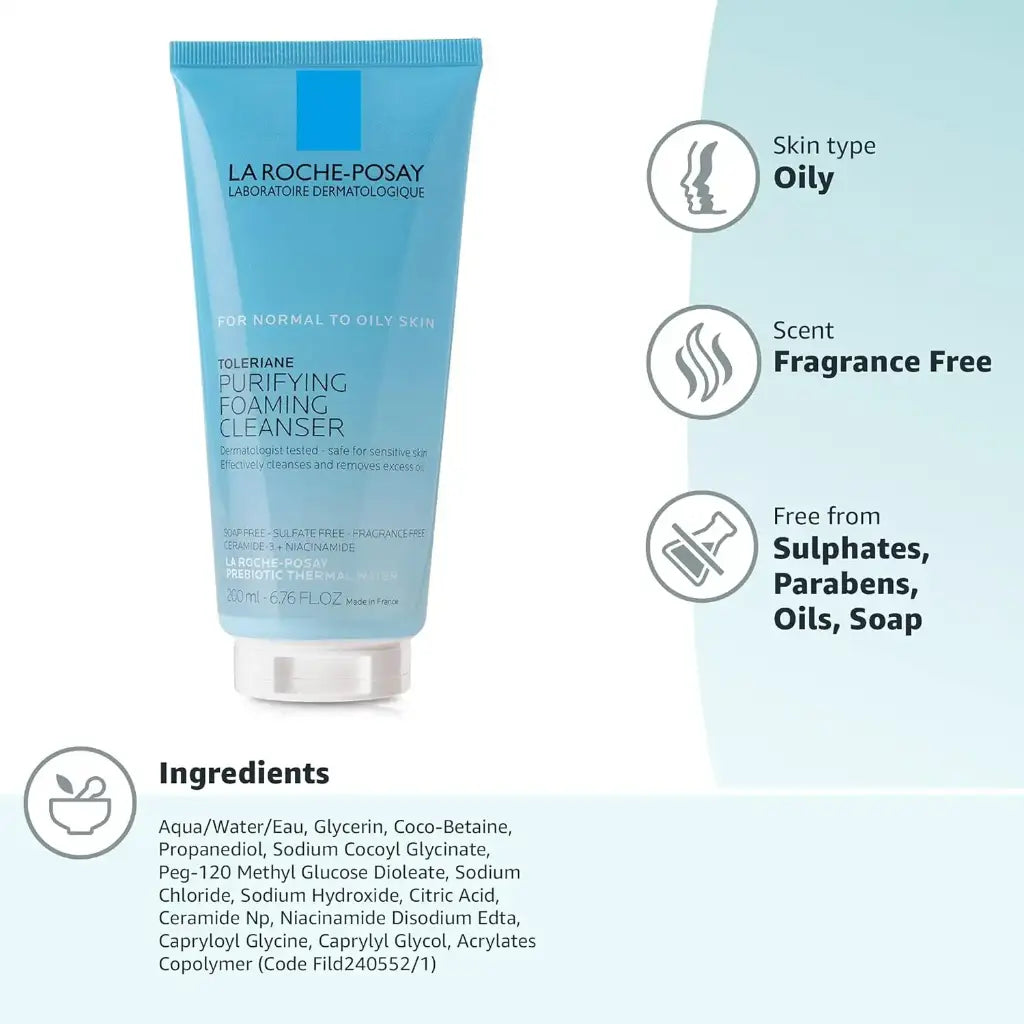 La Roche-Posay Toleriane Purifying Foaming Cleanser