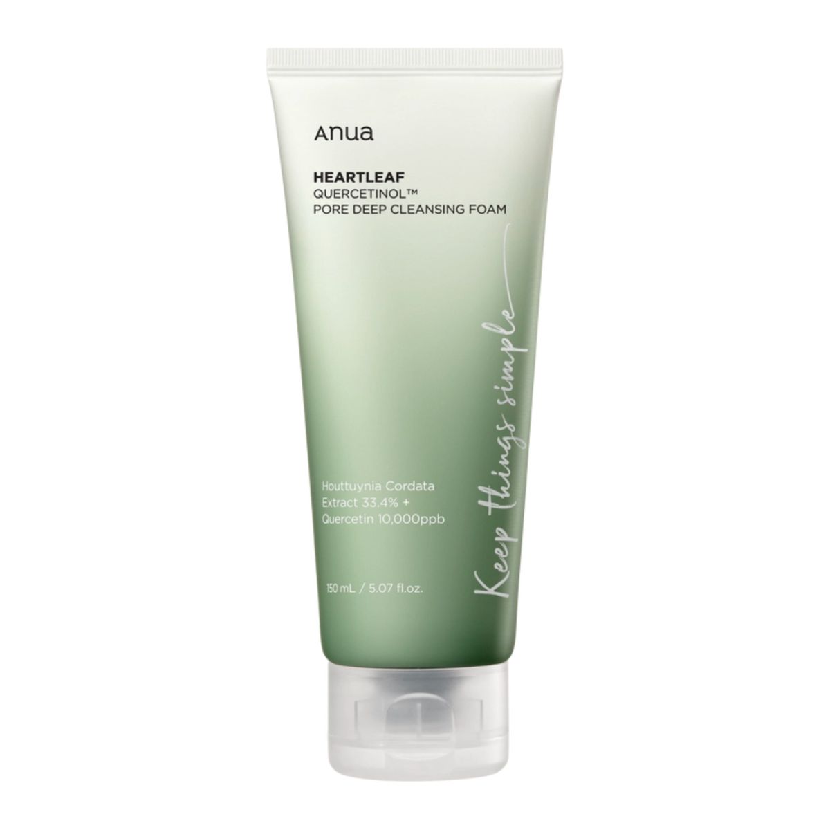 ANUA Heartleaf Succinic Moisture Cleansing Foam – 150ml 🧼