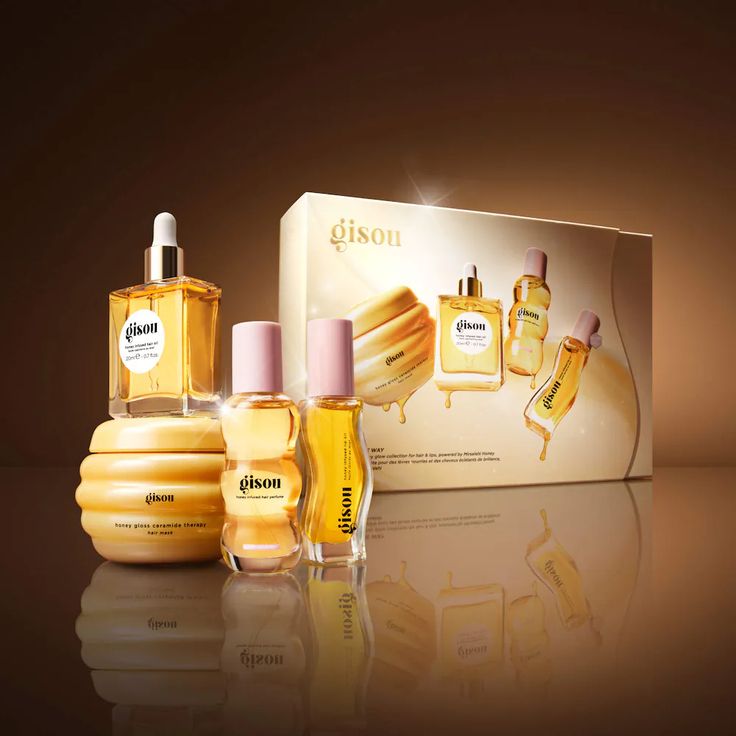 🍯 Gisou Glow All The Way – Honey-Infused Hair Care Deluxe