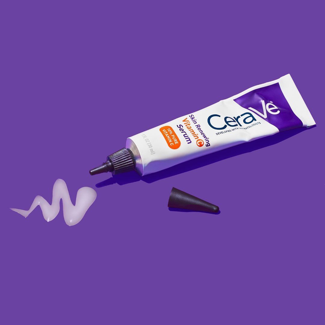 CeraVe Skin-Renewing Eye Vitamin C Cream – Brightening & Anti-Aging | 14g (0.5 oz)