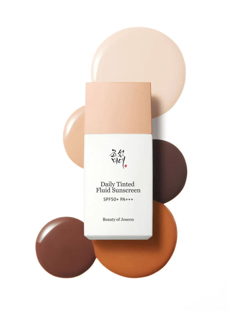 Beauty of Joseon Daily Tinted Fluid Mineral Sunscreen SPF 40 – Hydrating Mineral Sunscreen | 12 Flexible Shades