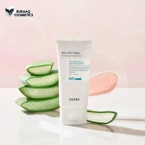 COSRX Aloe 54.2 Aqua Tone-Up Sunscreen SPF 50+ PA++++ 🌿 | 50 ml