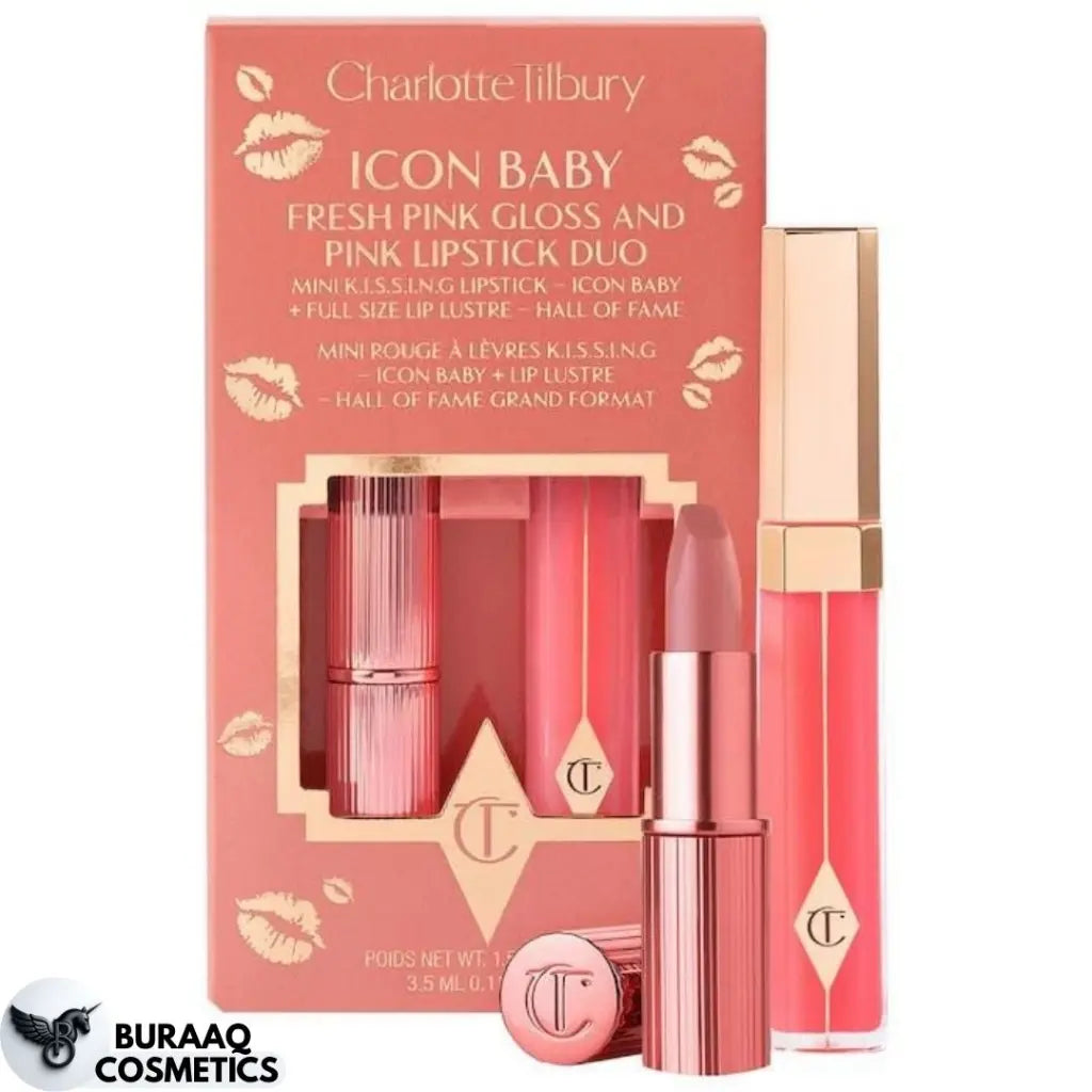 Charlotte Tilbury Icon Baby – Fresh Pink Gloss & Lipstick Duo