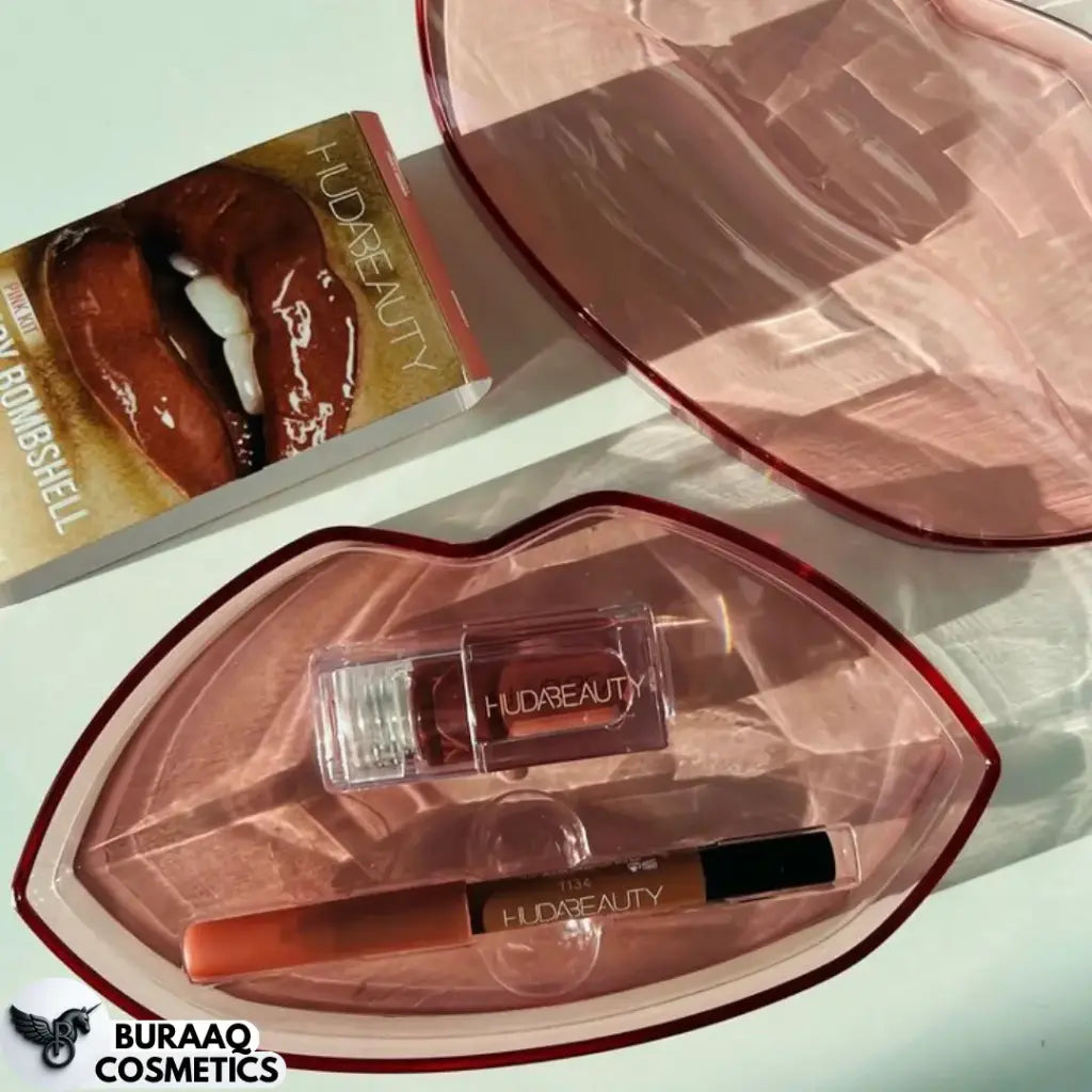 Huda Beauty Bombshell Lip Set β 2pc Collection in Lip-Shaped Case