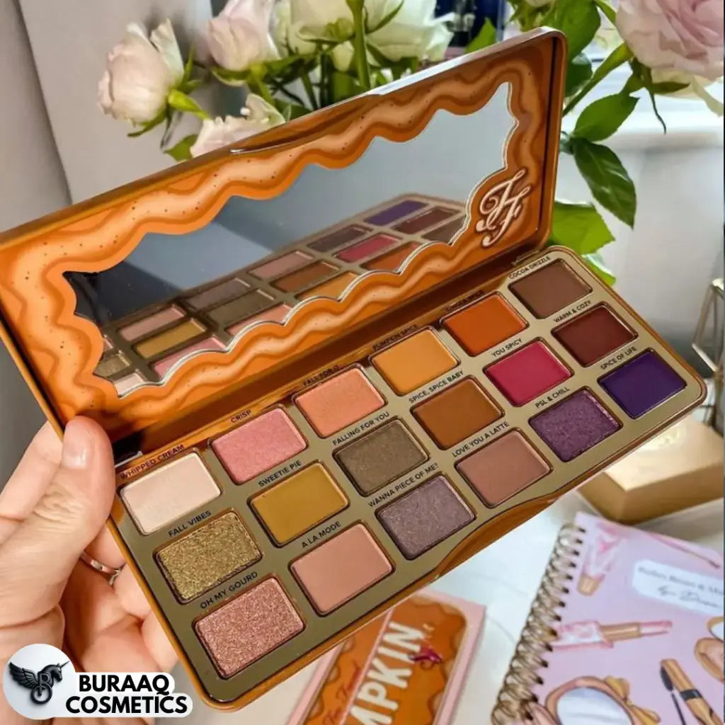 Too Faced Pumpkin Spice Eyeshadow Palette β 18 Warm & Spicy Shades
