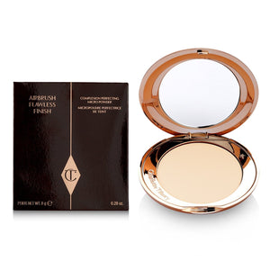 Charlotte Tilbury Airbrush Flawless Finish 1 Fair compact and box