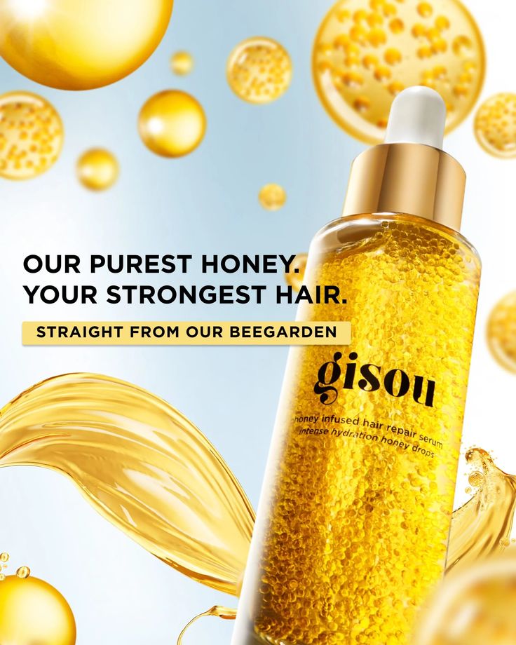 Gisou Honey Infused Hair Repair Serum (30ml)