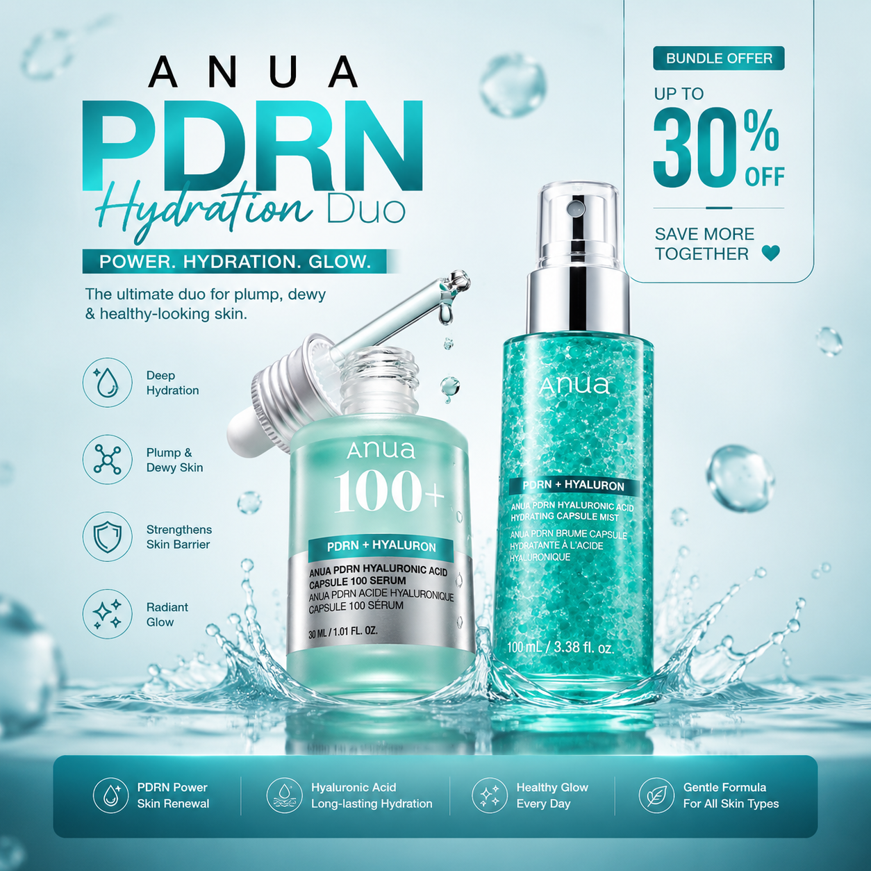 ANUA PDRN Hydration Duo Bundle
