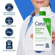 CeraVe Hydrating Cream-to-Foam Cleanser – 237ml