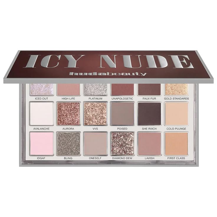 HUDA BEAUTY icy nude pallete