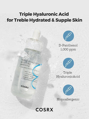 COSRX Hydrium Triple Hyaluronic Moisture Ampoule back label