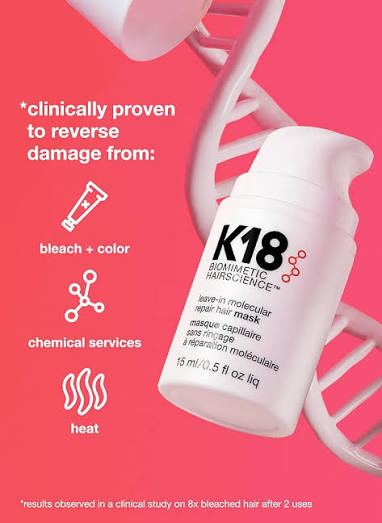 K18 Leave-In Molecular Repair Hair Mask (15ml)