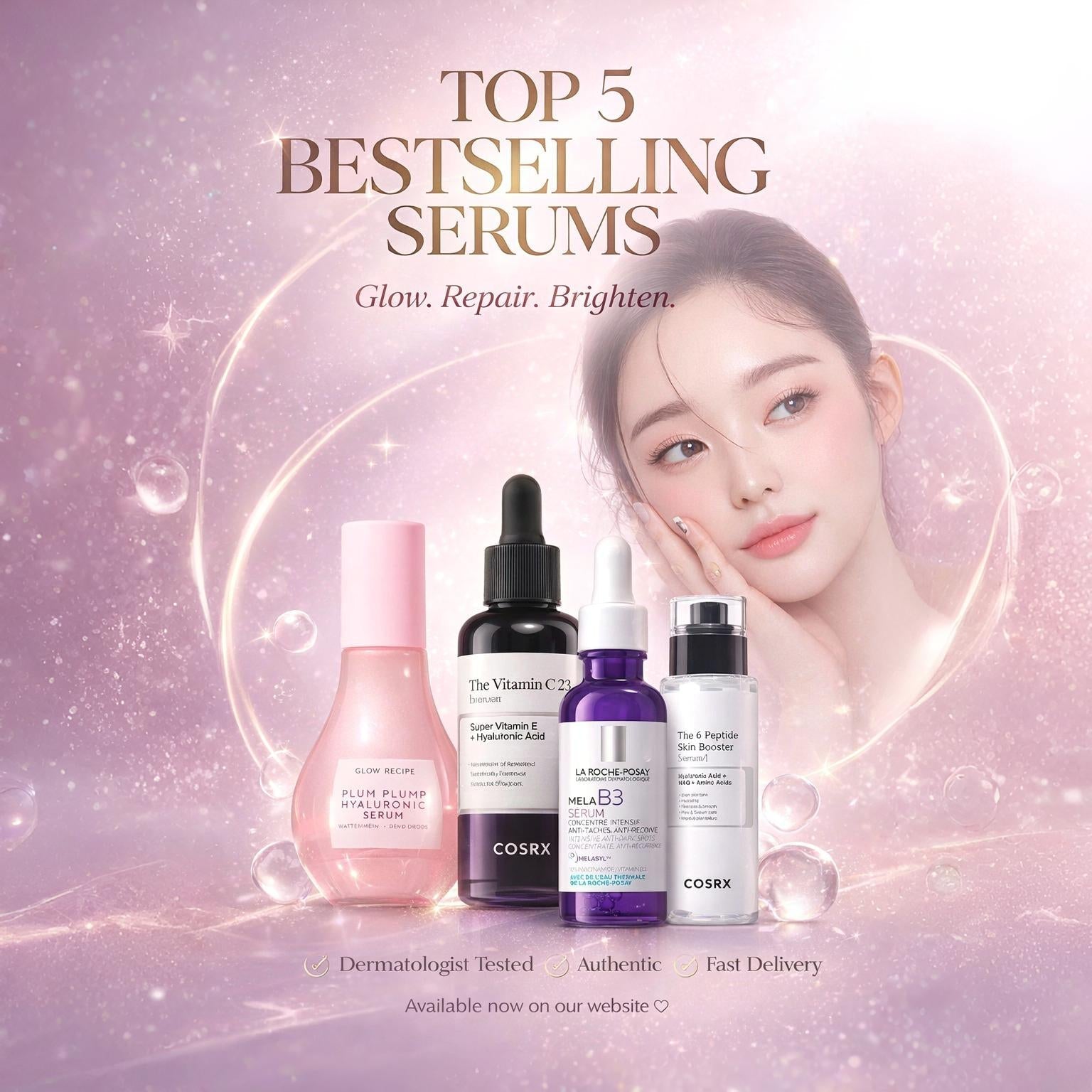 “5 Best Serums for Glowing Skin in 2026 (+ How to Use Them