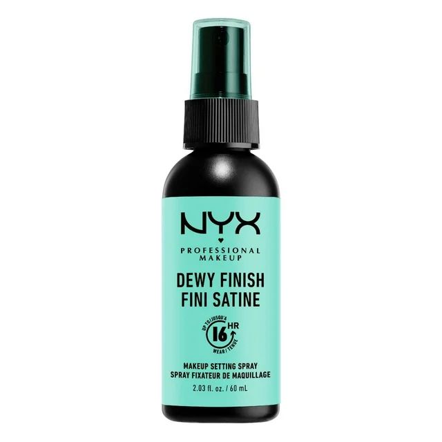 NYX Dewy Finish Setting Spray – 60 mL (2.03 fl oz)