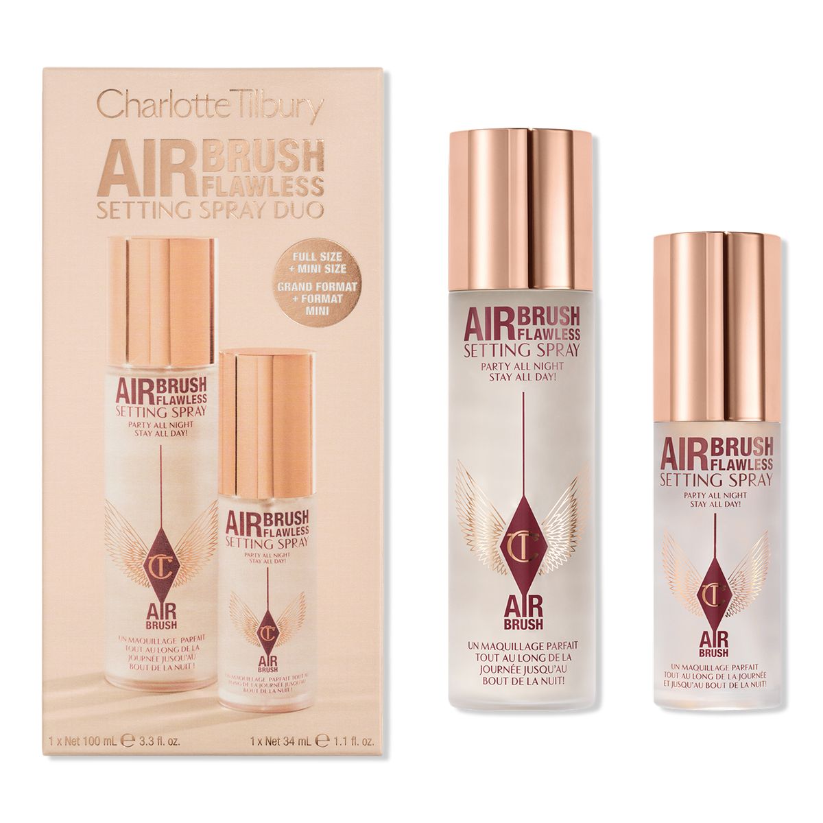 Charlotte Tilbury Airbrush Flawless Setting Spray Duo