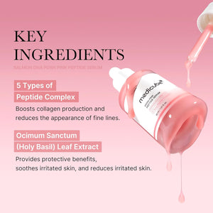 Medicube PDRN Pink Peptide Serum texture swatch