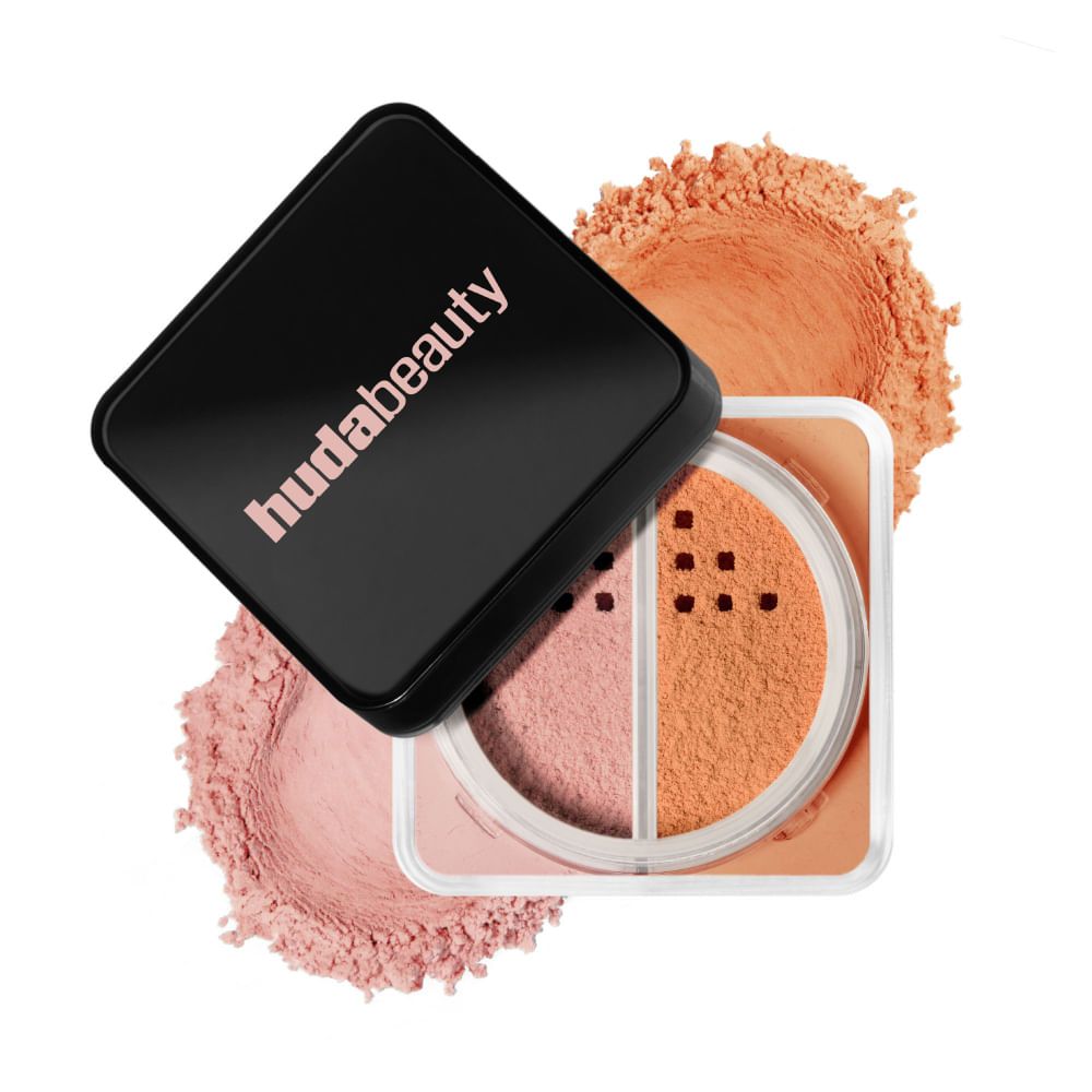 Huda Beauty Easy Bake Duo Loose Powder – Pink Pumpkin 💖🎃