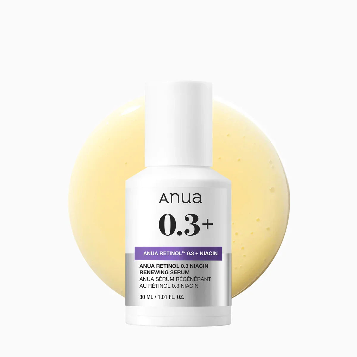 Anua Nano Retinol 0.3% + Niacin Renewing Serum – 30ml