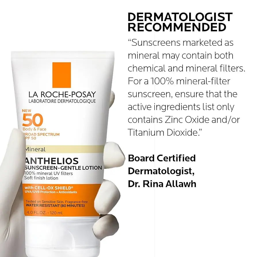 La Roche-Posay Anthelios Mineral Sunscreen SPF 50 3.0 FL.Oz-90ml