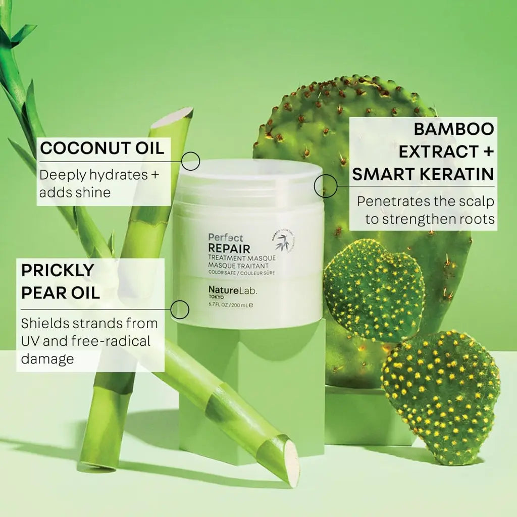 NatureLab Tokyo Perfect Repair Treatment MasqueDeep Repair for Damaged Hair | 200ml / 6.7 fl. oz