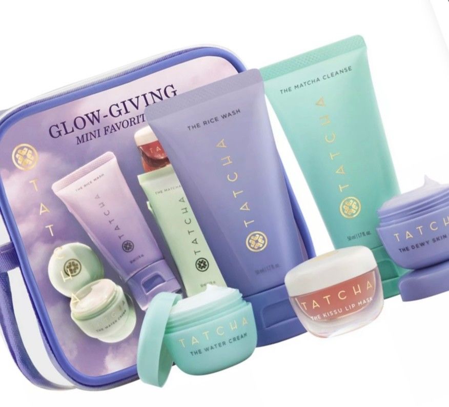 🌸 Tatcha Glow-Giving Mini Favorites Set – Radiance in Every Drop