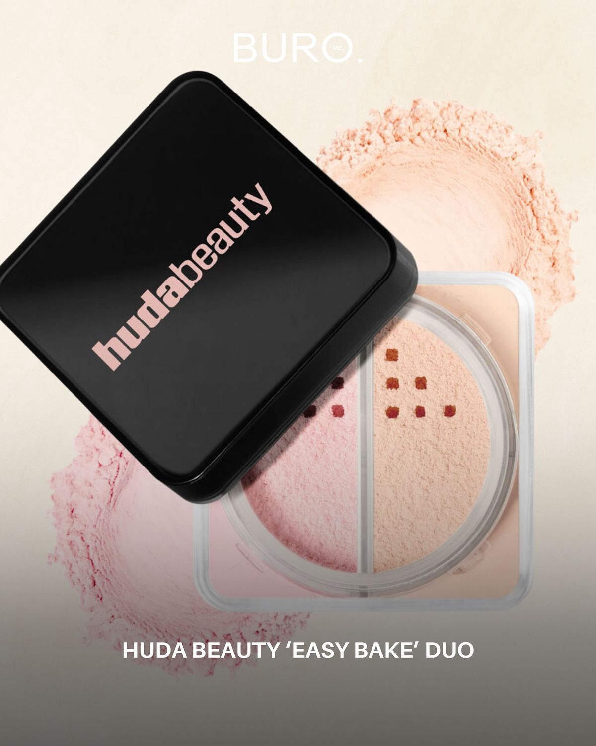 Huda Beauty Easy Bake Duo Loose Powder – Cherry Peach