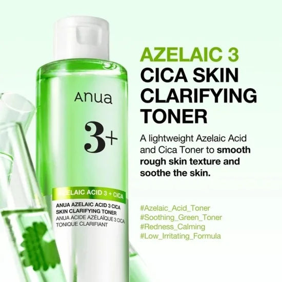 Anua Azelaic Acid 3% Cica Skin Clarifying Toner – 250ml