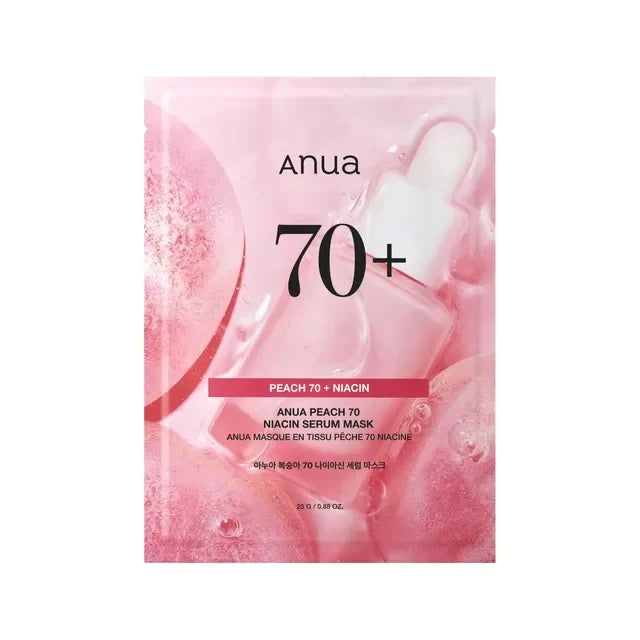 Anua Peach 70 Niacinamide Brightening Serum Sheet Mask – 1 Sheet