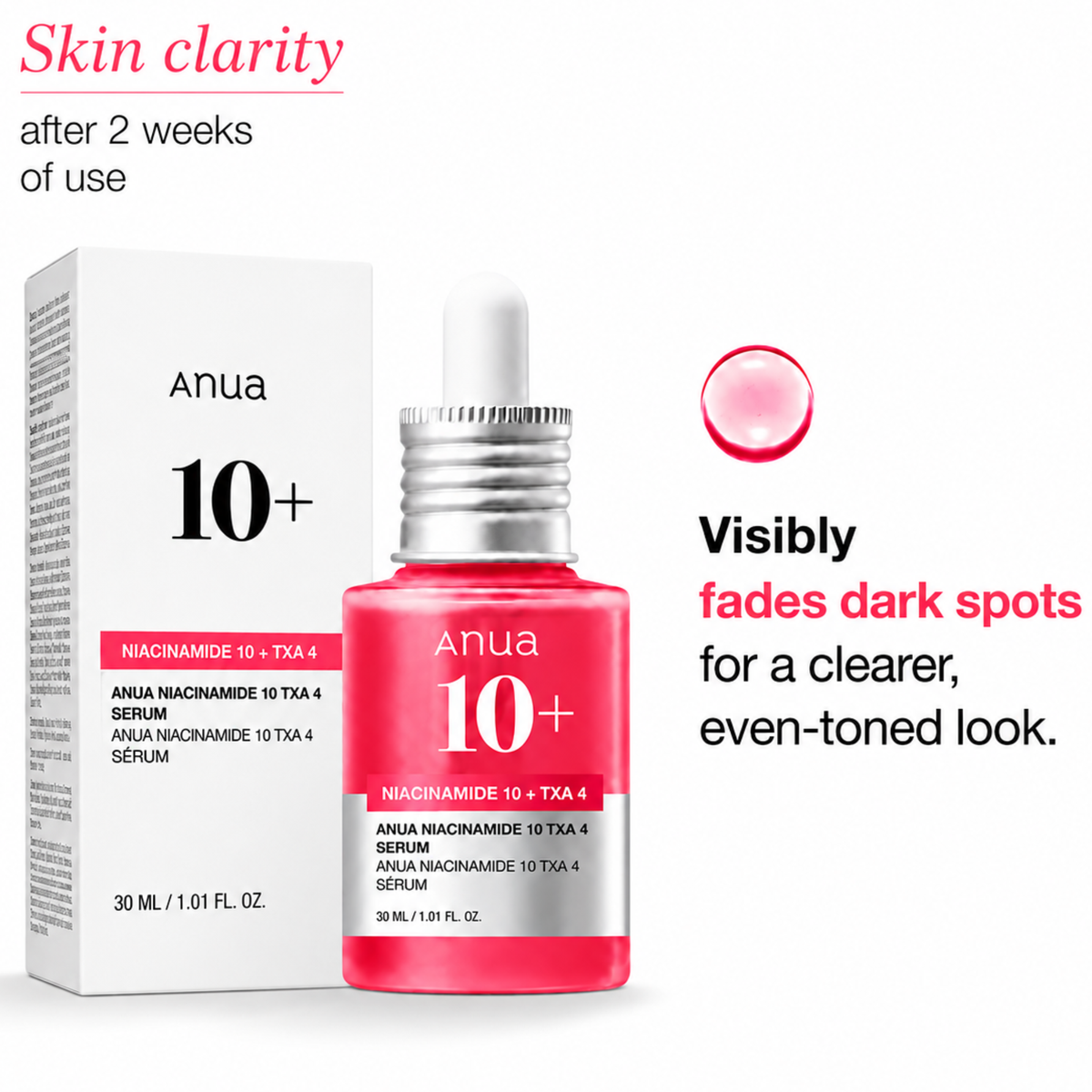 Anua Niacinamide 10 TXA 4 Serum 30ml bottle front