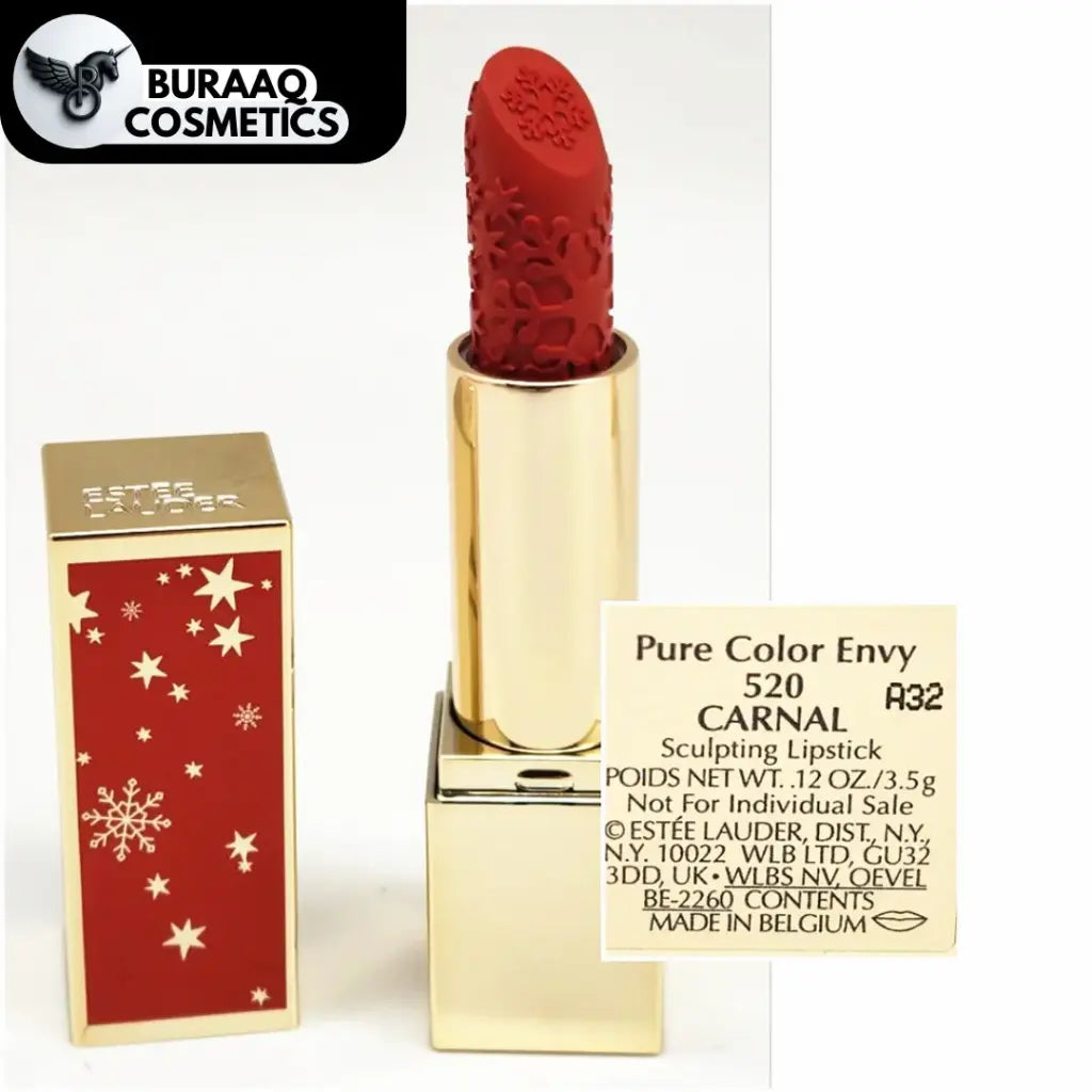 Estée Lauder Lipstick – 520 Carnal (Holiday Edition – 3.5g)