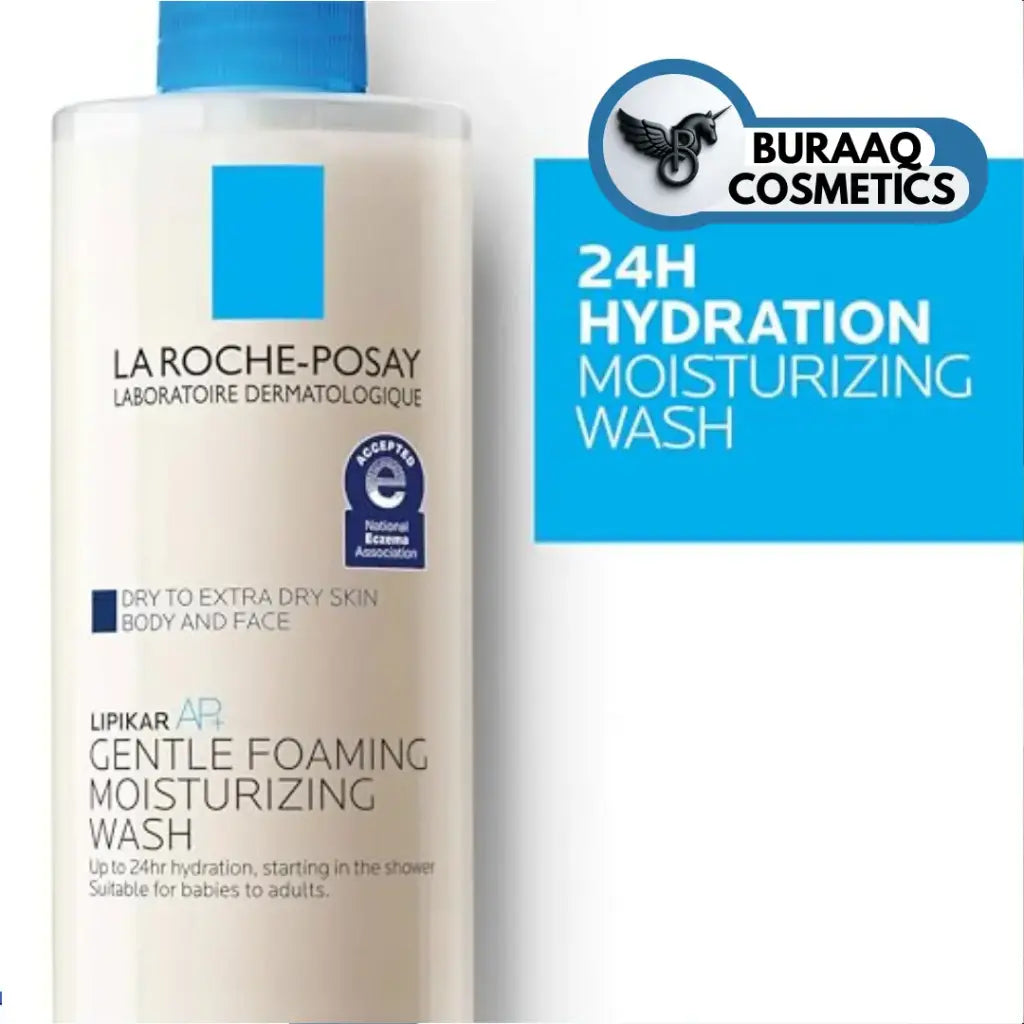 La Roche Posay Gentle Foaming Moisturizing Wash Dry To Extra Dry Skin Body And Face 400Ml