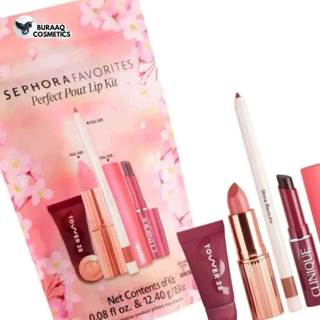 Sephora Favorites Perfect Pout Lip Kit 💋 | Limited Edition (0.08 fl oz + 12.5 g / 0.34 oz)