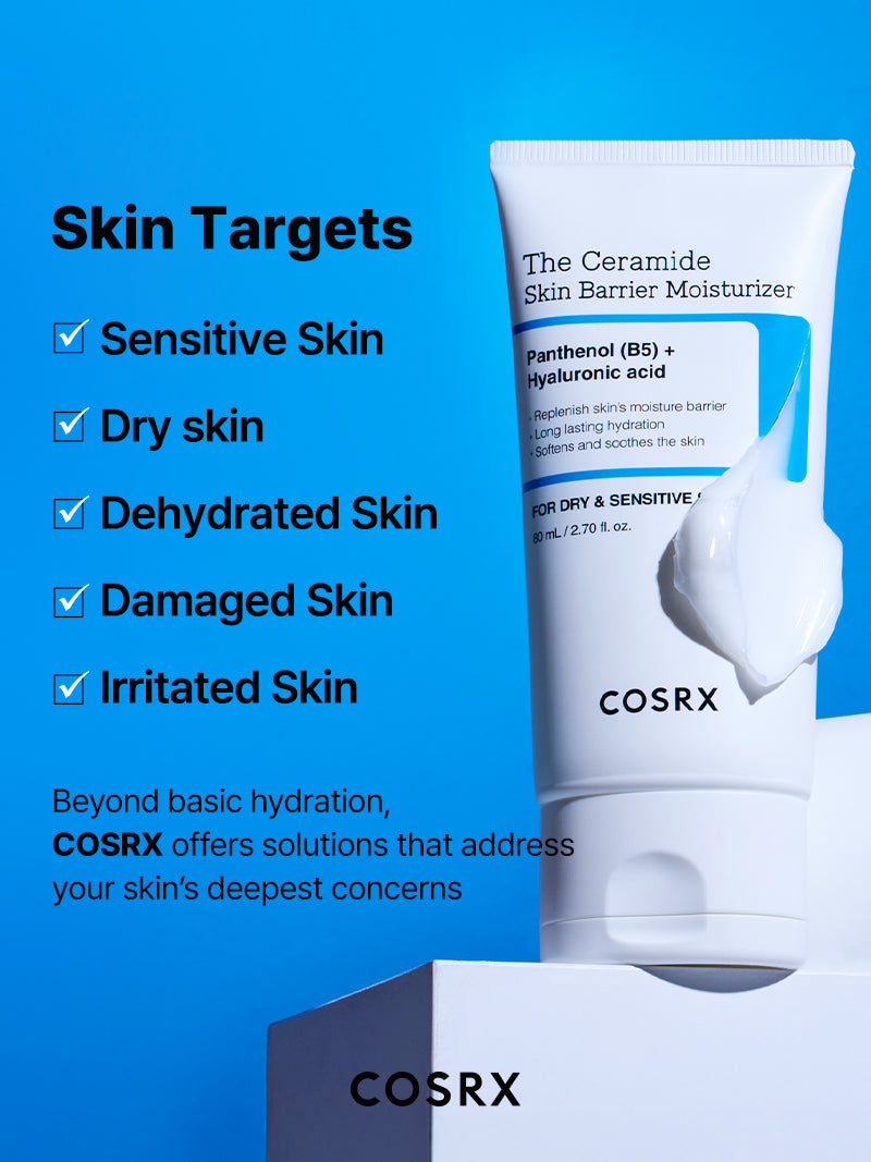 COSRX The Ceramide Skin Barrier Moisturizer benefits overview