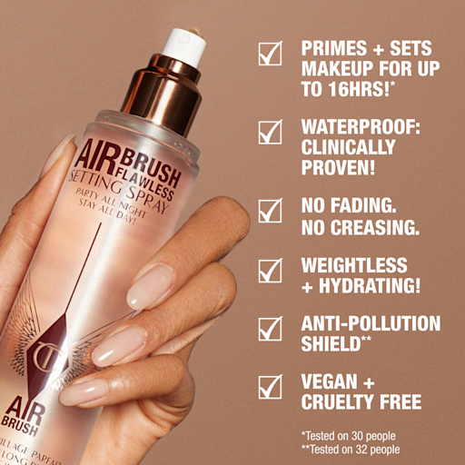 Airbrush Flawless Setting Spray key benefits and claims