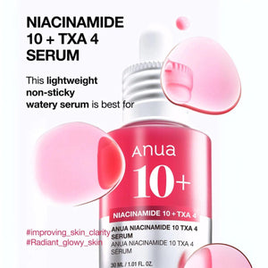 Anua Niacinamide 10 TXA 4 Serum 30ml bottle with details