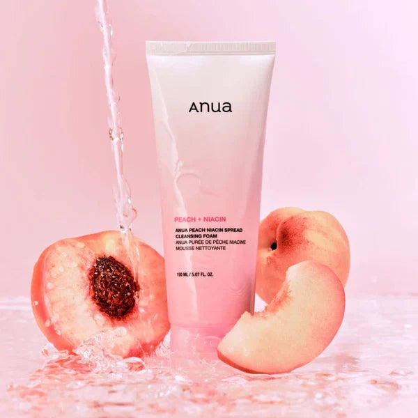 Anua Peach Niacin Spread Cleansing Foam – 150ml