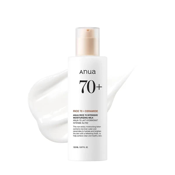 Anua Rice 70+ Intensive Moisturizing Milk Lotion – 150ml