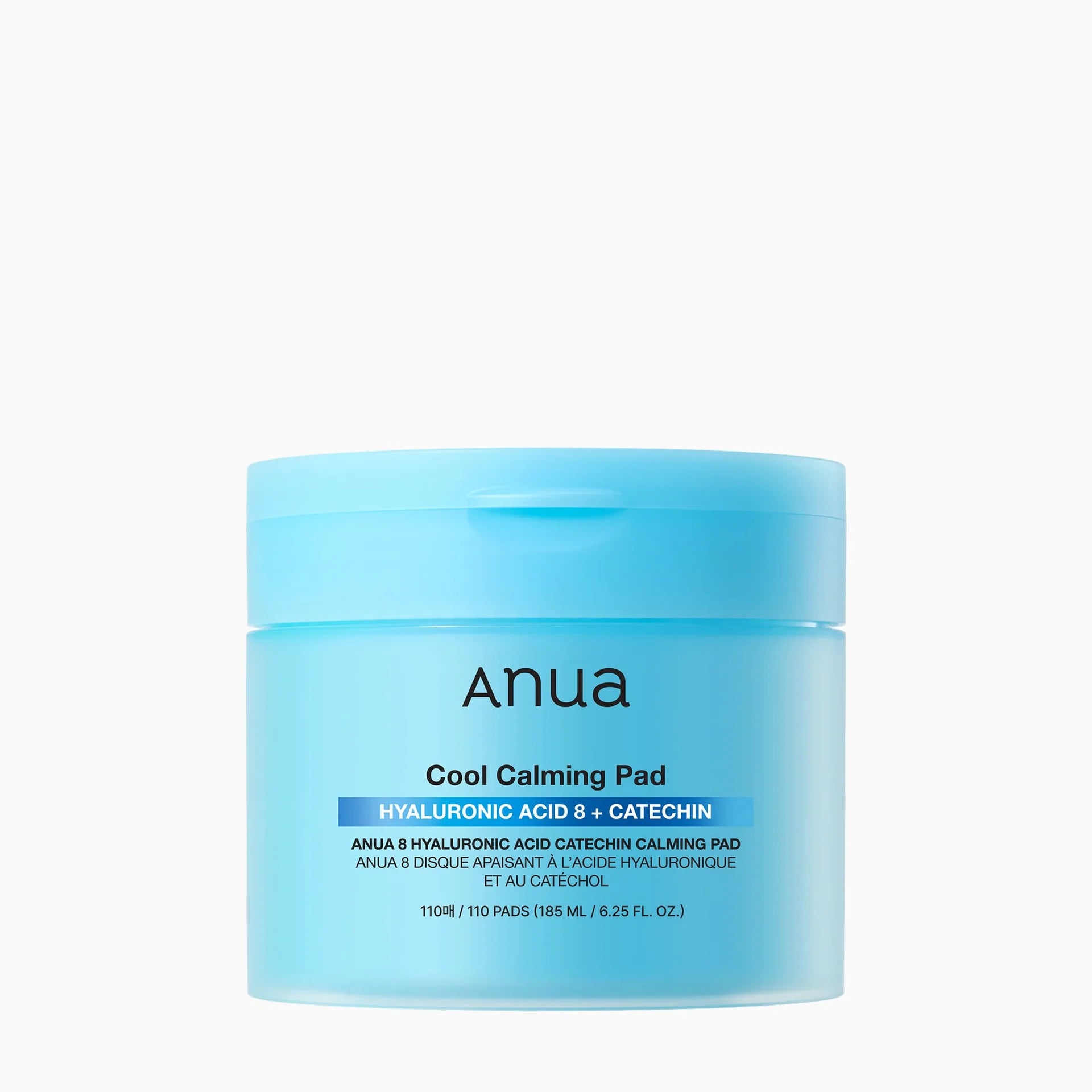 Anua 8 Hyaluronic Acid Catechin Calming Pad – 110 Patches / 185ml