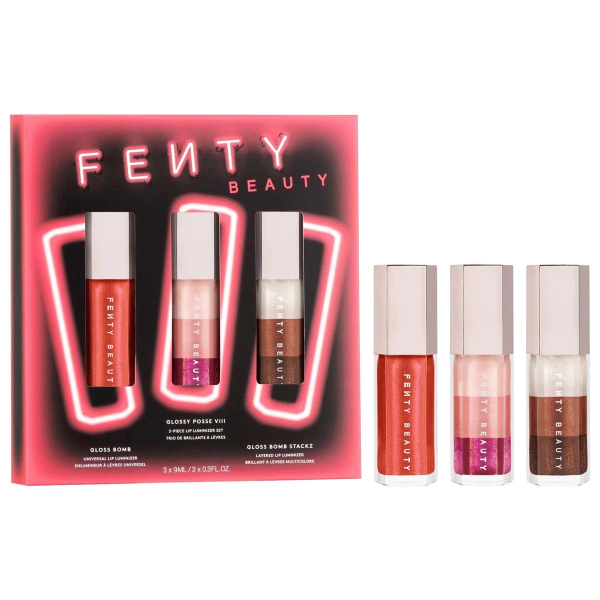 Fenty Beauty – Glossy Posse Lip Luminizer Set