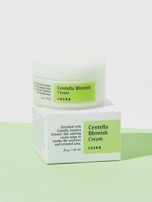 COSRX Centella Blemish Cream back label