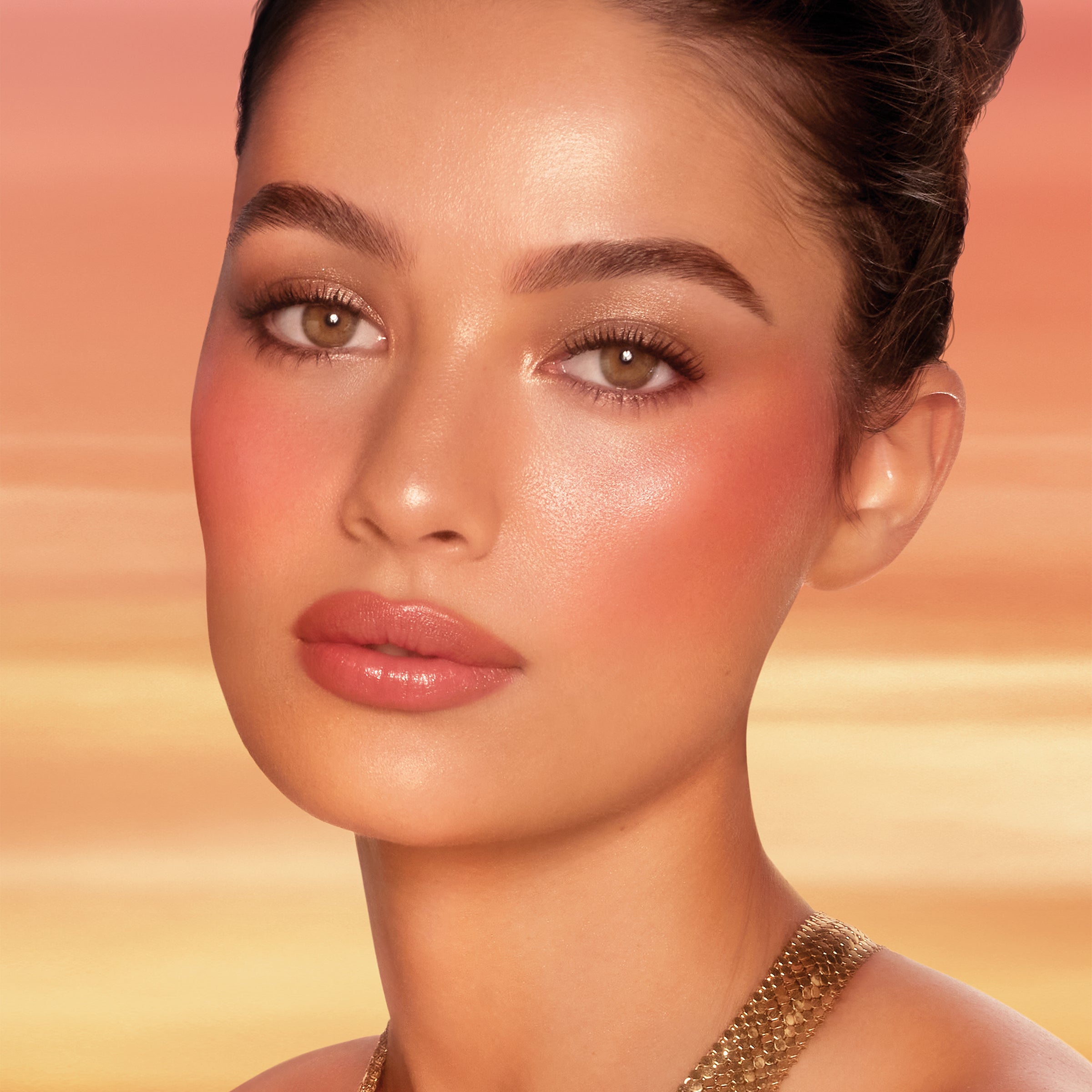 Charlotte Tilbury Beautiful Skin Island Glow Lip and Cheek Pinched Cheek Glow