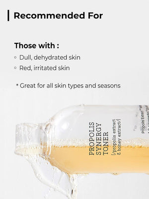 COSRX Full Fit Propolis Synergy Toner application