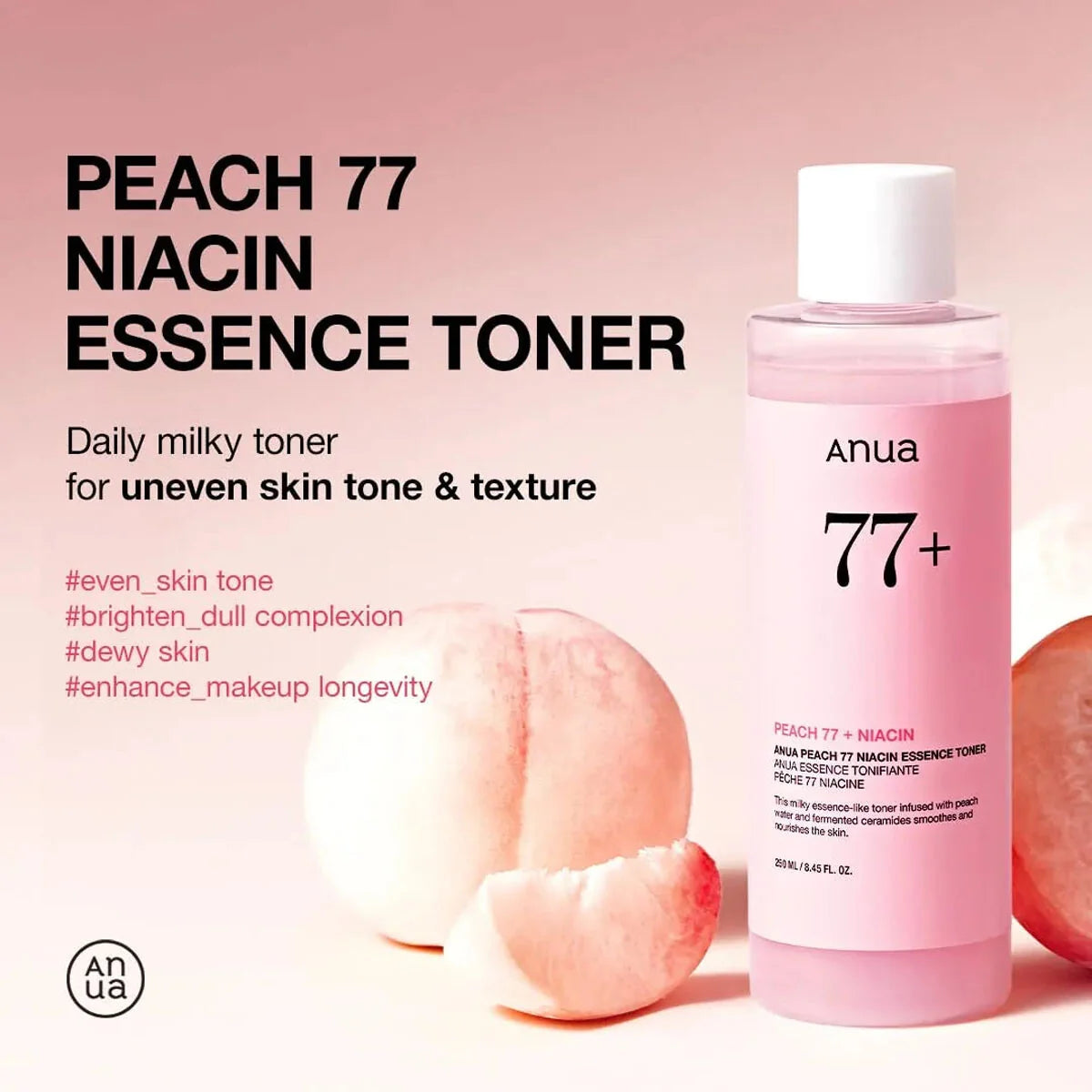 Anua Peach 77 Niacin Essence Toner – 250ml