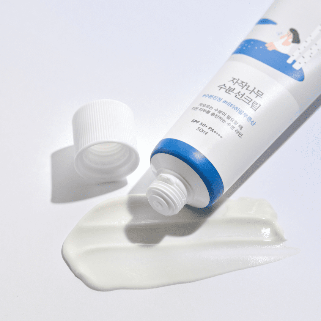 Round Lab Birch Juice Moisturizing Sunscreen texture