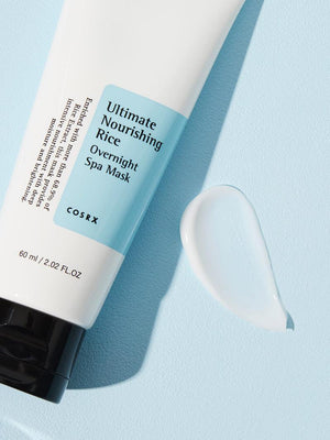 COSRX Ultimate Nourishing Rice Overnight Spa Mask application